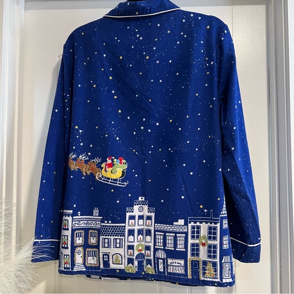 Nick & Nora Christmas Skyline Starry Night Christmas Village. Size Medium. - Picture 5 of 16